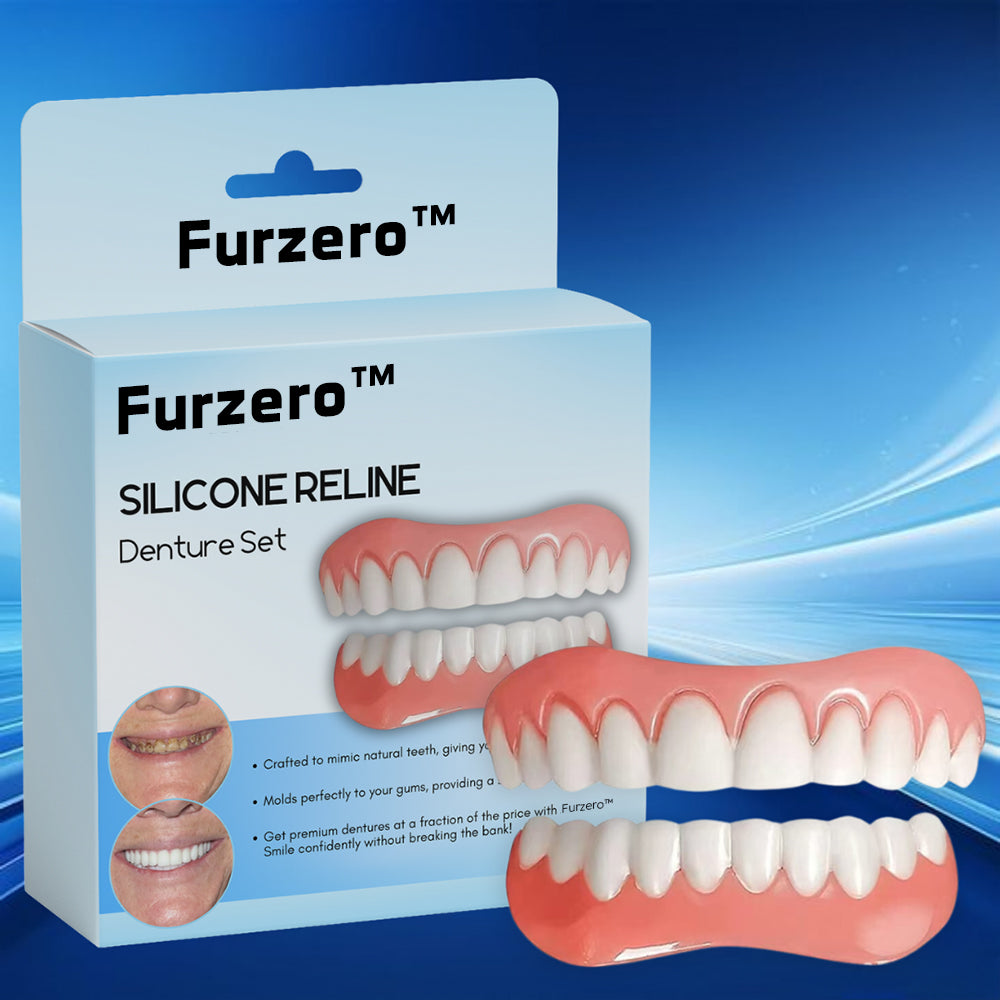 🤍Furzero™ Silicone Reline Denture Set